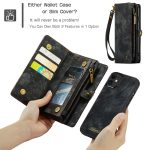 CaseMe 008 magnetic detachable wallet case for iPhone 11 in black