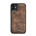 CaseMe 008 magnetic detachable wallet case for iPhone 11 in brown