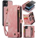 CaseMe 008 magnetic detachable wallet case for iPhone 11 in pink