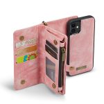 CaseMe 008 magnetic detachable wallet case for iPhone 11 in pink
