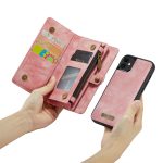 CaseMe 008 magnetic detachable wallet case for iPhone 11 in pink