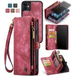 CaseMe 008 magnetic detachable wallet case for iPhone 11 in rose