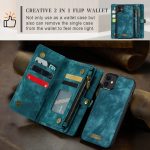 CaseMe 008 magnetic detachable wallet case for iPhone 11 in teal
