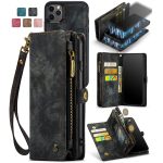 CaseMe 008 magnetic detachable wallet case for iPhone 11 Pro in black