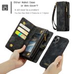 CaseMe 008 magnetic detachable wallet case for iPhone 11 Pro in black