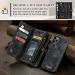 CaseMe 008 magnetic detachable wallet case for iPhone 11 Pro in black