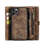 CaseMe 008 magnetic detachable wallet case for iPhone 11 Pro in brown