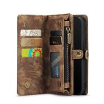 CaseMe 008 magnetic detachable wallet case for iPhone 11 Pro in brown