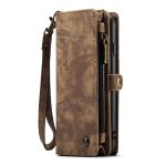 CaseMe 008 magnetic detachable wallet case for iPhone 11 Pro in brown