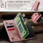 CaseMe 008 magnetic detachable wallet case for iPhone 11 Pro in pink