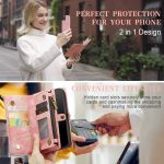 CaseMe 008 magnetic detachable wallet case for iPhone 11 Pro in pink
