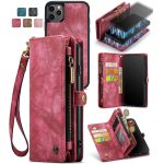 CaseMe 008 magnetic detachable wallet case for iPhone 11 Pro in rose