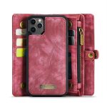 CaseMe 008 magnetic detachable wallet case for iPhone 11 Pro in rose