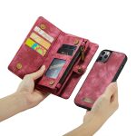 CaseMe 008 magnetic detachable wallet case for iPhone 11 Pro in rose