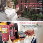 CaseMe 008 magnetic detachable wallet case for iPhone 11 Pro in rose