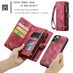 CaseMe 008 magnetic detachable wallet case for iPhone 11 Pro in rose
