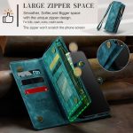 CaseMe 008 magnetic detachable wallet case for iPhone 11 Pro in teal