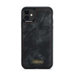 CaseMe 008 magnetic detachable wallet case for iPhone 12 and iPhone 12 Mini in black