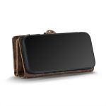 CaseMe 008 magnetic detachable wallet case for iPhone 12 and iPhone 12 Mini in brown