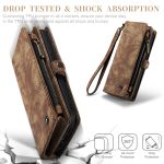 CaseMe 008 magnetic detachable wallet case for iPhone 12 and iPhone 12 Mini in brown