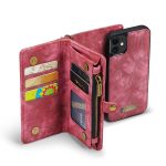 CaseMe 008 magnetic detachable wallet case for iPhone 12 and iPhone 12 Mini in rose