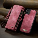 CaseMe 008 magnetic detachable wallet case for iPhone 12 and iPhone 12 Mini in rose
