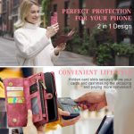 CaseMe 008 magnetic detachable wallet case for iPhone 12 and iPhone 12 Mini in rose