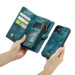 CaseMe 008 magnetic detachable wallet case for iPhone 12 and iPhone 12 Mini in teal