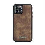 CaseMe 008 magnetic detachable wallet case for iPhone 12 Pro and iPhone 12 Pro Max in brown