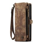 CaseMe 008 magnetic detachable wallet case for iPhone 12 Pro and iPhone 12 Pro Max in brown