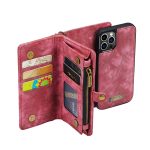 CaseMe 008 magnetic detachable wallet case for iPhone 12 Pro and iPhone 12 Pro Max in rose