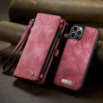 CaseMe 008 magnetic detachable wallet case for iPhone 12 Pro and iPhone 12 Pro Max in rose