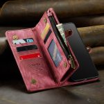 CaseMe 008 magnetic detachable wallet case for iPhone 12 Pro and iPhone 12 Pro Max in rose