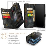 CaseMe 008 magnetic detachable wallet case for iPhone 6 in black