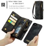 CaseMe 008 magnetic detachable wallet case for iPhone 6 in black