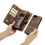 CaseMe 008 magnetic detachable wallet case for iPhone 6 in brown