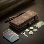 CaseMe 008 magnetic detachable wallet case for iPhone 6 in brown