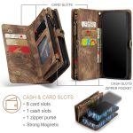 CaseMe 008 magnetic detachable wallet case for iPhone 6 in brown