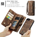 CaseMe 008 magnetic detachable wallet case for iPhone 6 in brown