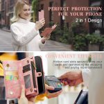 CaseMe 008 magnetic detachable wallet case for iPhone 6 in pink