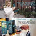 CaseMe 008 magnetic detachable wallet case for iPhone 6 in teal