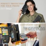CaseMe 008 magnetic detachable wallet case for iPhone 6 Plus, iPhone 7 Plus and more in black