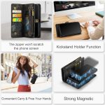 CaseMe 008 magnetic detachable wallet case for iPhone 6 Plus, iPhone 7 Plus and more in black