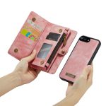 CaseMe 008 magnetic detachable wallet case for iPhone 6 Plus, iPhone 7 Plus and more in pink