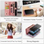 CaseMe 008 magnetic detachable wallet case for iPhone 6 Plus, iPhone 7 Plus and more in pink