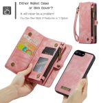 CaseMe 008 magnetic detachable wallet case for iPhone 6 Plus, iPhone 7 Plus and more in pink