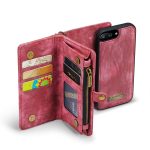 CaseMe 008 magnetic detachable wallet case for iPhone 6 Plus, iPhone 7 Plus and more in rose