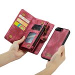 CaseMe 008 magnetic detachable wallet case for iPhone 6 Plus, iPhone 7 Plus and more in rose