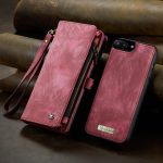 CaseMe 008 magnetic detachable wallet case for iPhone 6 Plus, iPhone 7 Plus and more in rose